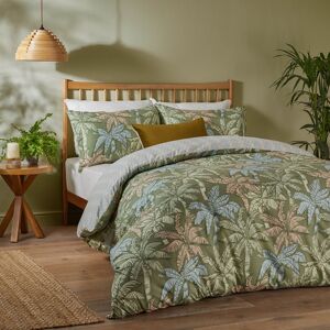 Duvet Day Kentia Printed Soft Touch Duvet Cover Set in Green Size: Single Green Single Duvet Day Kentia Printed Soft Touch Duvet Cover Set in Green Size: Single Green Single