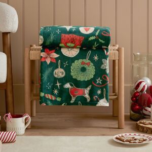 Duvet Day Festive Treats Fleece Throw in Emerald Size: 130 cm x 150 cm Emerald 130 cm x 150 cm Duvet Day Festive Treats Fleece Throw in Emerald Size: 130 cm x 150 cm Emerald 130 cm x 150 cm