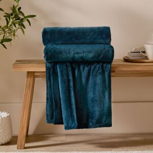 Furn Harrow Fleece Throw in Blue Size: 140 cm x 180 cm Blue 140 cm x 180 cm Furn Harrow Fleece Throw in Blue Size: 140 cm x 180 cm Blue 140 cm x 180 cm