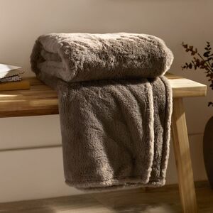 Furn Kallu Double-Sided Faux-Fur Throw in Brown Size: 150 cm x 200 cm Brown 150 cm x 200 cm Furn Kallu Double-Sided Faux-Fur Throw in Brown Size: 150 cm x 200 cm Brown 150 cm x 200 cm