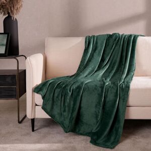 OHS Ultra Soft Blanket Throw Warm Flannel Fleece in Green Size: 120 cm x 150 cm Green 120 cm x 150 cm OHS Ultra Soft Blanket Throw Warm Flannel Fleece in Green Size: 120 cm x 150 cm Green 120 cm x 150 cm