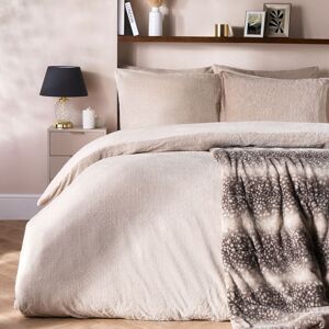 Brentfords - Reversible Teddy Duvet - Beige Brentfords - Reversible Teddy Duvet - Beige