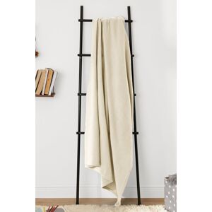 OHS Warm Plain Fleece Throw Over Bed Blanket in Cream Size: 120 cm x 150 cm Cream 120 cm x 150 cm OHS Warm Plain Fleece Throw Over Bed Blanket in Cream Size: 120 cm x 150 cm Cream 120 cm x 150 cm