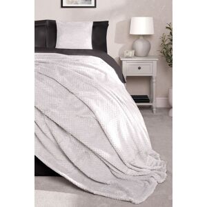 OHS Luxury Large Waffle Honeycomb Mink Warm Throw in Grey Size: 200 cm x 240 cm Grey 200 cm x 240 cm OHS Luxury Large Waffle Honeycomb Mink Warm Throw in Grey Size: 200 cm x 240 cm Grey 200 cm x 240 cm