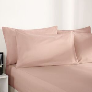 OHS Plain Dyed Non-Iron Fitted Bed Sheet in Light Pink Size: Double Fitted Light Pink Double Fitted OHS Plain Dyed Non-Iron Fitted Bed Sheet in Light Pink Size: Double Fitted Light Pink Double Fitted