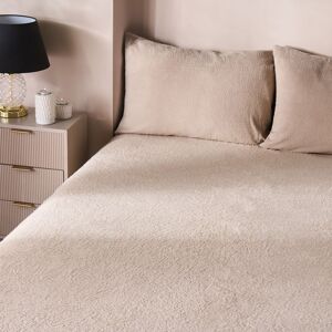 OHS Teddy Fleece Thermal Fitted Bed Sheet in Stone Size: Single Fitted Stone Single Fitted OHS Teddy Fleece Thermal Fitted Bed Sheet in Stone Size: Single Fitted Stone Single Fitted