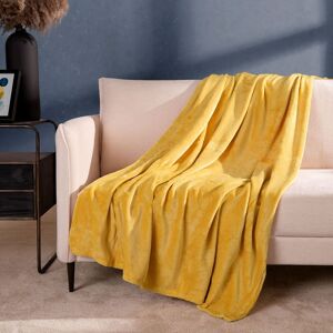 OHS Ultra Soft Flannel Fleece Throw Blanket in Mustard Size: 150 cm x 200 cm Mustard 150 cm x 200 cm OHS Ultra Soft Flannel Fleece Throw Blanket in Mustard Size: 150 cm x 200 cm Mustard 150 cm x 200 cm