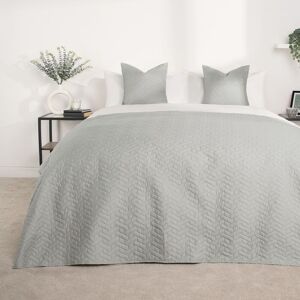 Brentfords - Geo Pinsonic - silver - 200x240cm - Bedspread Brentfords - Geo Pinsonic - silver - 200x240cm - Bedspread