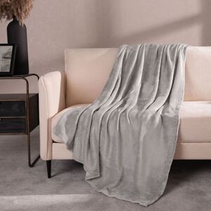 OHS Ultra Soft Flannel Fleece Throw Blanket in Grey Size: 120 cm x 150 cm Grey 120 cm x 150 cm OHS Ultra Soft Flannel Fleece Throw Blanket in Grey Size: 120 cm x 150 cm Grey 120 cm x 150 cm