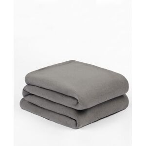 Dreamscene Warm Plain Fleece Throw - mid grey - Blanket Dreamscene Warm Plain Fleece Throw - mid grey - Blanket