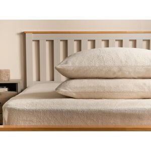 OHS 2 Pack Teddy Fleece Pillowcase Cover Bedding Set Thermal in Natural Size: Standard Pillow Case Natural Standard Pillow Case OHS 2 Pack Teddy Fleece Pillowcase Cover Bedding Set Thermal in Natural Size: Standard Pillow Case Natural Standard Pillow Case