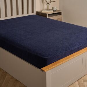 OHS Teddy Fleece Thermal Fitted Bed Sheet in Dark Navy Size: Super King Fitted Dark Navy Super King Fitted OHS Teddy Fleece Thermal Fitted Bed Sheet in Dark Navy Size: Super King Fitted Dark Navy Super King Fitted