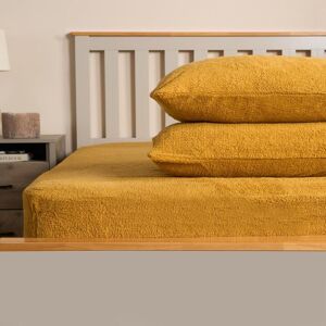 OHS Teddy Fleece Thermal Fitted Bed Sheet in Bright Yellow Size: Super King Fitted Bright Yellow Super King Fitted OHS Teddy Fleece Thermal Fitted Bed Sheet in Bright Yellow Size: Super King Fitted Bright Yellow Super King Fitted
