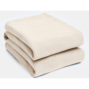 OHS Warm Plain Fleece Throw Over Bed Blanket in Warm White Size: 200 cm x 240 cm Warm White 200 cm x 240 cm OHS Warm Plain Fleece Throw Over Bed Blanket in Warm White Size: 200 cm x 240 cm Warm White 200 cm x 240 cm