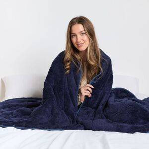 OHS Teddy Fleece Sensory Sleep Therapy Weighted Blanket 125 x 180 cm 6kg in Dark Navy Size: 125 cm x 150 cm Dark Navy 125 cm x 150 cm OHS Teddy Fleece Sensory Sleep Therapy Weighted Blanket 125 x 180 cm 6kg in Dark Navy Size: 125 cm x 150 cm Dark Navy 125 cm x 150 cm