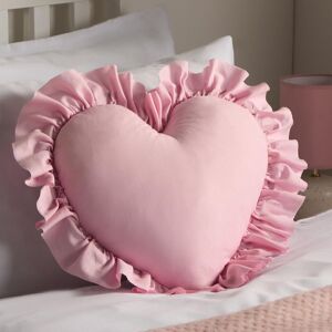 OHS Heart Filled Cushion Plump Bedroom Scatter Pillow Valentines Frill Chair Sofa in Pink Pink OHS Heart Filled Cushion Plump Bedroom Scatter Pillow Valentines Frill Chair Sofa in Pink Pink