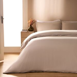 OHS Piped Edge Bedding Set Soft Duvet Cover with Pillowcase in Cream Size: Super King Cream Super King OHS Piped Edge Bedding Set Soft Duvet Cover with Pillowcase in Cream Size: Super King Cream Super King