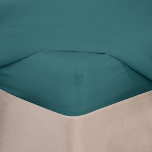 OHS Plain Dyed Non-Iron Fitted Bed Sheet in Teal Size: Single Fitted Teal Single Fitted OHS Plain Dyed Non-Iron Fitted Bed Sheet in Teal Size: Single Fitted Teal Single Fitted