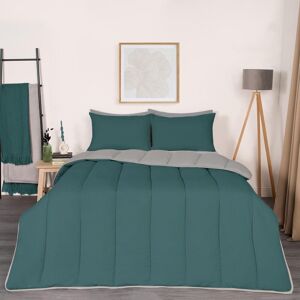 OHS Soft Coverless 10.5 TOG Duvet Set Pillowcase Quilted Cover in Dark Green Size: King Dark Green King OHS Soft Coverless 10.5 TOG Duvet Set Pillowcase Quilted Cover in Dark Green Size: King Dark Green King