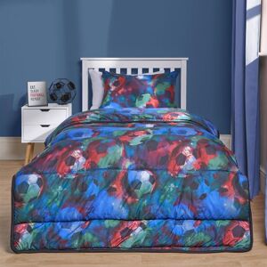 OHS Football Coverless 10.5 Tog Duvet Pillowcase Quilted Set Bed Cover in Dark Navy Size: Single Dark Navy Single OHS Football Coverless 10.5 Tog Duvet Pillowcase Quilted Set Bed Cover in Dark Navy Size: Single Dark Navy Single
