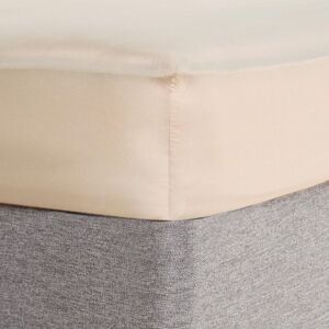 OHS Luxury Plain Dyed Cotton 30cm Deep Fitted Bed Sheet in Natural Size: Super King Natural Super King OHS Luxury Plain Dyed Cotton 30cm Deep Fitted Bed Sheet in Natural Size: Super King Natural Super King