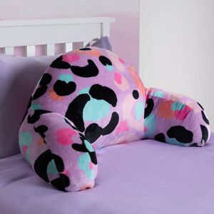 OHS Leopard Print Kids Cuddle Cushion Fleece Reading Pillow, Lilac Purple Lilac OHS Leopard Print Kids Cuddle Cushion Fleece Reading Pillow, Lilac Purple Lilac