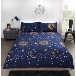 Rapport Home Navy Reversible Duvet Set - Duvet Set Rapport Home Navy Reversible Duvet Set - Duvet Set