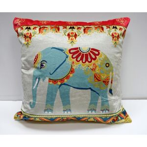 Rapport Home Jaipur Cushion Cover (45x45) cm in Red Size: 45 cm x 45 cm Red 45 cm x 45 cm Rapport Home Jaipur Cushion Cover (45x45) cm in Red Size: 45 cm x 45 cm Red 45 cm x 45 cm