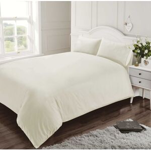 Rapport Home 400 Thread Count Cotton Quilt Cover in Cream Size: Double Cream Double Rapport Home 400 Thread Count Cotton Quilt Cover in Cream Size: Double Cream Double