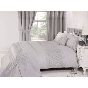 Rapport Home Everdean Cushion Cover Boudoir in Silver Size: 30 cm x 50 cm Silver 30 cm x 50 cm Rapport Home Everdean Cushion Cover Boudoir in Silver Size: 30 cm x 50 cm Silver 30 cm x 50 cm