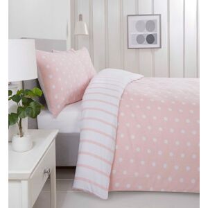 Rapport King Pink Spots And Stripes Duvet Cover - Bedding Set Rapport King Pink Spots And Stripes Duvet Cover - Bedding Set