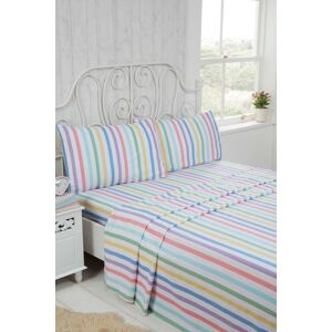 Rapport Home Candy Stripes Pure Cotton Complete Sheet Set Size: Super King Multicolor Super King Rapport Home Candy Stripes Pure Cotton Complete Sheet Set Size: Super King Multicolor Super King