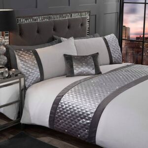 Rapport Home Hollywood Boudoir Cushion Cover in Silver Size: 30 cm x 50 cm Silver 30 cm x 50 cm Rapport Home Hollywood Boudoir Cushion Cover in Silver Size: 30 cm x 50 cm Silver 30 cm x 50 cm