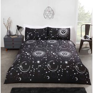 Rapport Home Exclusive Black Reversible Duvet Set - Duvet Set Rapport Home Exclusive Black Reversible Duvet Set - Duvet Set