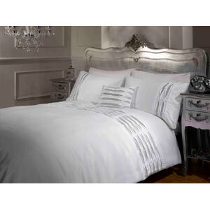 Rapport Home Crystal Cushion Cover Filled Boudoir in White Size: 30 cm x 50 cm White 30 cm x 50 cm Rapport Home Crystal Cushion Cover Filled Boudoir in White Size: 30 cm x 50 cm White 30 cm x 50 cm