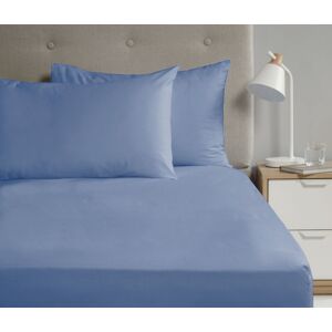 Rapport Home SND Percale House Wife Pillowcase Pair in Blue Size: Standard Pillow Case Blue Standard Pillow Case Rapport Home SND Percale House Wife Pillowcase Pair in Blue Size: Standard Pillow Case Blue Standard Pillow Case