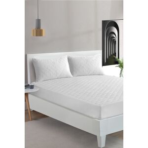 HomeSpace Direct Quilted Mattress Protector 12" Deep Easycare Polycotton in White Size: Small Double White Small Double HomeSpace Direct Quilted Mattress Protector 12" Deep Easycare Polycotton in White Size: Small Double White Small Double