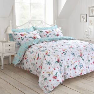 Velosso Sacramento Floral Cotton Rich Printed Duvet Cover & Pillowcase Set Size: King Multicolor King Velosso Sacramento Floral Cotton Rich Printed Duvet Cover & Pillowcase Set Size: King Multicolor King