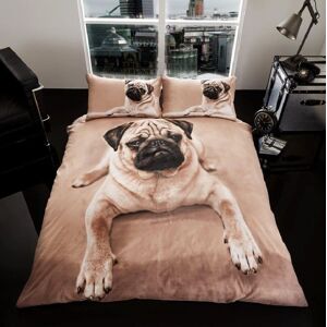 Smart Living 3D Effect Animal Polycotton Printed Duvet Cover Set in Medium Beige Size: King Medium Beige King Smart Living 3D Effect Animal Polycotton Printed Duvet Cover Set in Medium Beige Size: King Medium Beige King