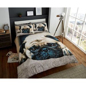 Smart Living 3D Effect Animal Polycotton Printed Duvet Cover Set in Light Beige Size: King Light Beige King Smart Living 3D Effect Animal Polycotton Printed Duvet Cover Set in Light Beige Size: King Light Beige King