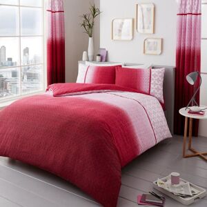 Smart Living Printed Polycotton Urban Ombre Duvet Cover With Pillowcases in Pink Size: Double Pink Double Smart Living Printed Polycotton Urban Ombre Duvet Cover With Pillowcases in Pink Size: Double Pink Double