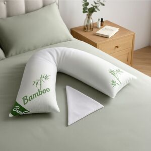 GAVENO CAVAILIA Bamboo V-Pillow in White White GAVENO CAVAILIA Bamboo V-Pillow in White White