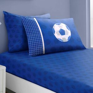 Smart Living Kids Printed Polycotton Duvet Cover Set Or Fitted Sheet Set - Football Goals in Blue Size: Single Fitted Blue Single Fitted Smart Living Kids Printed Polycotton Duvet Cover Set Or Fitted Sheet Set - Football Goals in Blue Size: Single Fitted Blue Single Fitted