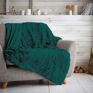GAVENO CAVAILIA Fluffy Faux Fur Throw in Green Size: 150 cm × 200 cm Green 150 cm × 200 cm GAVENO CAVAILIA Fluffy Faux Fur Throw in Green Size: 150 cm × 200 cm Green 150 cm × 200 cm