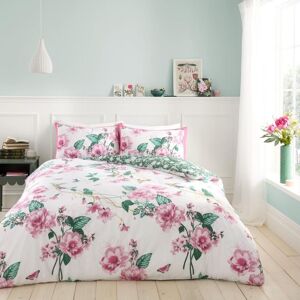 GAVENO CAVAILIA Delsie Printed Duvet Cover in Pink Size: Double Pink Double GAVENO CAVAILIA Delsie Printed Duvet Cover in Pink Size: Double Pink Double