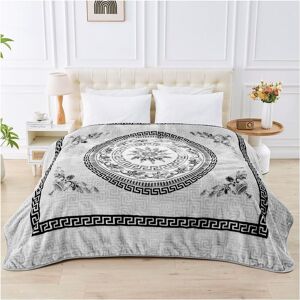 GAVENO CAVAILIA Theo Greek Throw in Grey Size: 200 cm x 240 cm Grey 200 cm x 240 cm GAVENO CAVAILIA Theo Greek Throw in Grey Size: 200 cm x 240 cm Grey 200 cm x 240 cm