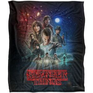 Stranger Things Season One Officially Licensed Silky Touch Super Soft Throw Blanket 152 x 127 cm in White White 152 x 127 cm Stranger Things Season One Officially Licensed Silky Touch Super Soft Throw Blanket 152 x 127 cm in White White 152 x 127 cm