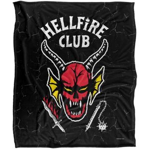 Stranger Things Hellfire Club Logo Officially Licensed Silky Touch Super Soft Throw Blanket 152 x 127 cm in White White 152 x 127 cm Stranger Things Hellfire Club Logo Officially Licensed Silky Touch Super Soft Throw Blanket 152 x 127 cm in White White 152 x 127 cm
