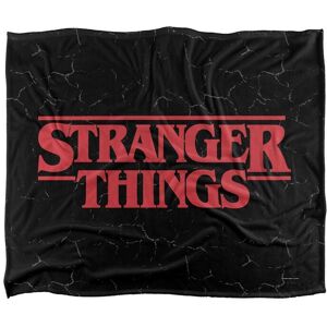 Stranger Things Logo Officially Licensed Silky Touch Super Soft Throw Blanket 152 x 127 cm in White White 152 x 127 cm Stranger Things Logo Officially Licensed Silky Touch Super Soft Throw Blanket 152 x 127 cm in White White 152 x 127 cm