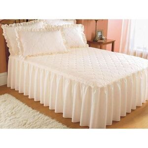 Chums Plain Quilted Bedspread with Pillow Shams sold separately in Ivory Size: Standard Pillow Case Ivory Standard Pillow Case Chums Plain Quilted Bedspread with Pillow Shams sold separately in Ivory Size: Standard Pillow Case Ivory Standard Pillow Case